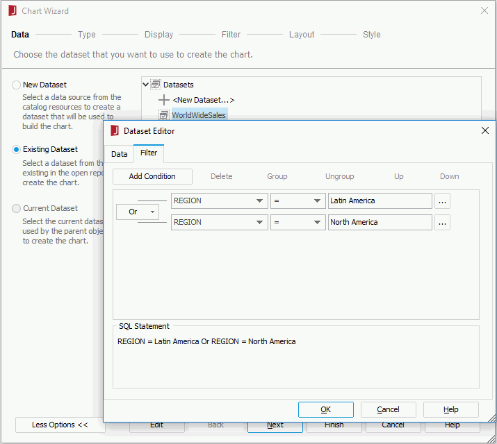 Filter Dataset