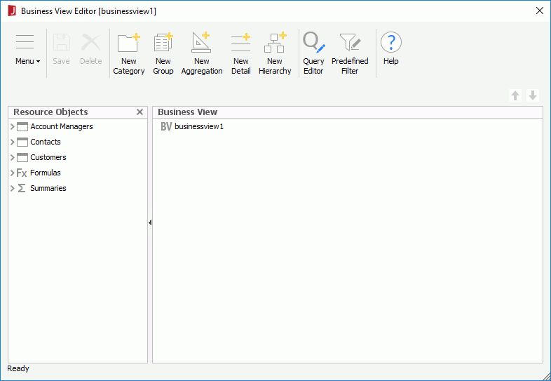 Business View Editor