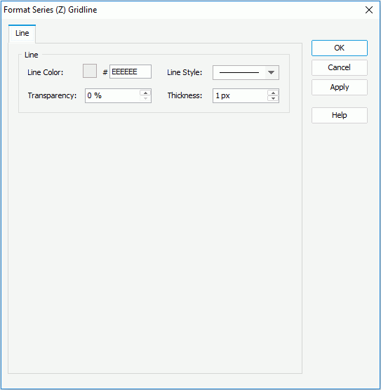 Format Series (Z) Gridline dialog