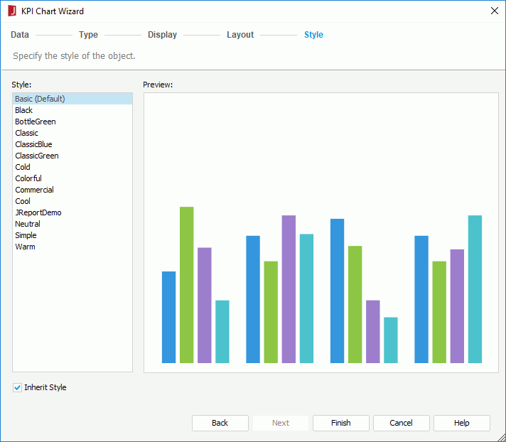 KPI Chart Wizard - Style