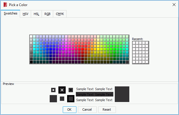 Pick a Color - Swatches