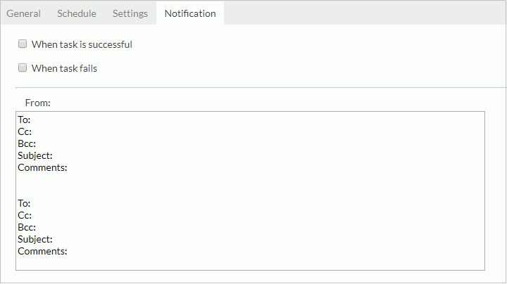 New Cube - Notification tab